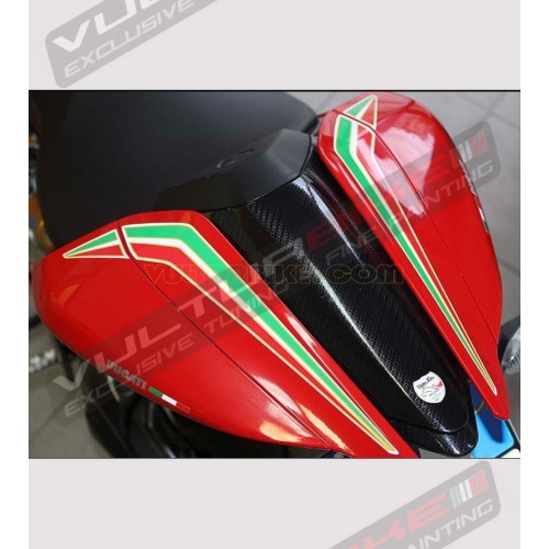 Benutzerdefinierte tricolor Aufkleber - Ducati Panigale 959/1299 