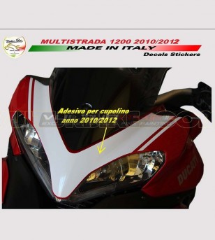 Front fairing stickers Pikes Peak - Ducati Multistrada 1200 2010/2014