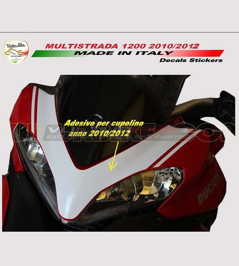 Sticker bulle Pikes Peak - Ducati Multistrada 1200 2010/2014