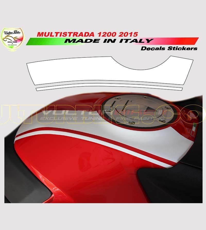 Banda adhesiva de colores para tanque - Ducati Multistrada 950/1260/DVT