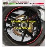 Autocollants de couleur universelle pour roues Ducati 3 tailles 