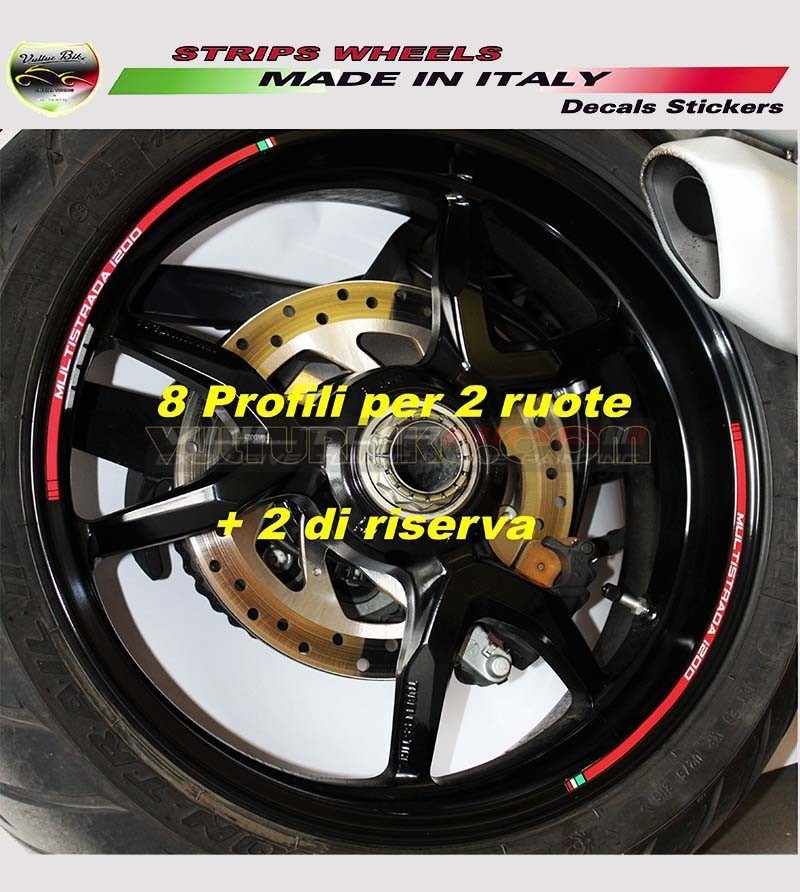 Stickers for wheels all models Ducati Multistrada