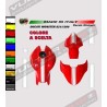 Autocollants de bande centrale colorés - Ducati Monster 821/1200
