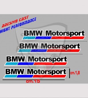 4 Adesivi BMW Motorsport piccoli