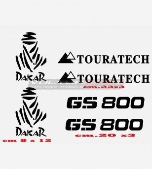 Adesivi GS 800 TOURATECH DAKAR