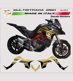 Kit autocollants graphiques personnalisés - Ducati Multistrada 1260 / 1260s
