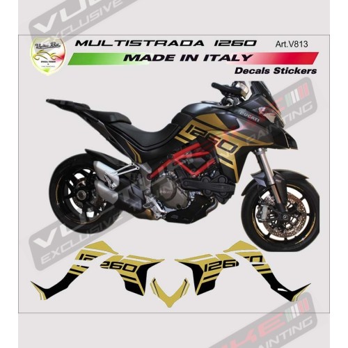 Personalisierte grafische Aufkleber Kit - Ducati Multistrada 1260 / 1260s 