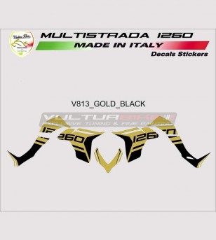 Personalisierte grafische Aufkleber Kit - Ducati Multistrada 1260 / 1260s