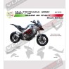 Kit adhésif graphique personnalisé - Ducati Multistrada 1260/1200/950 