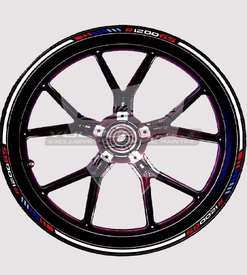 Stickers for Motorsport wheels - Bmw R1200 GS