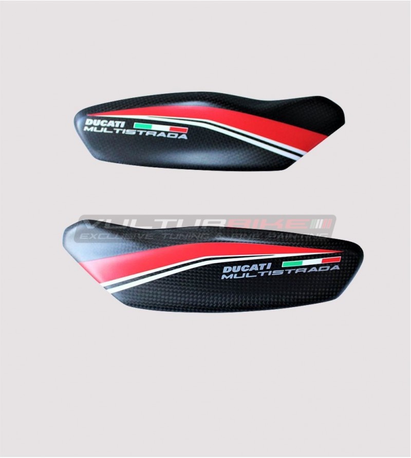 Carbon handguards cover - Ducati Multistrada 1200/1260/950/Enduro