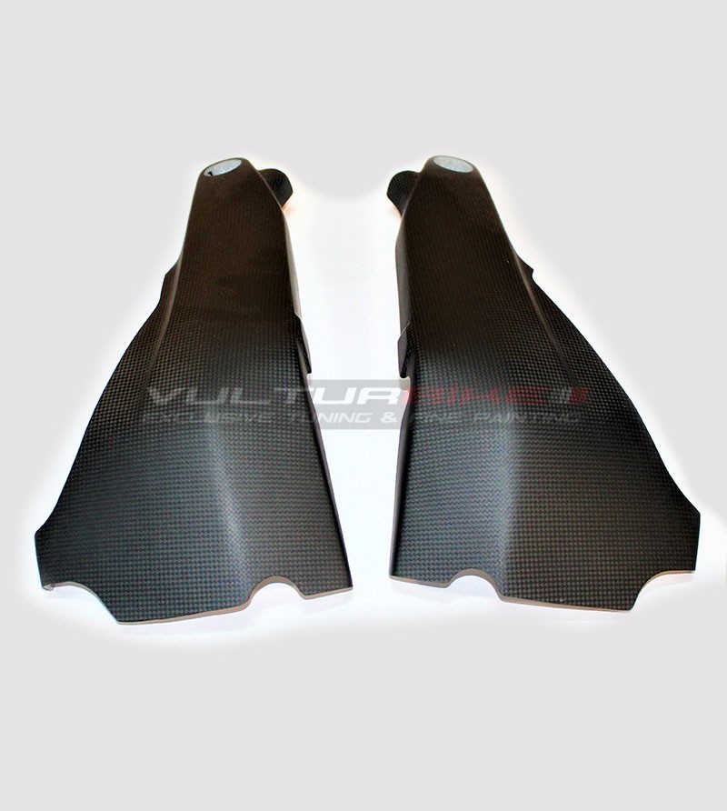 Right and left carbon frame protector - Ducati Panigale V4 / V4S