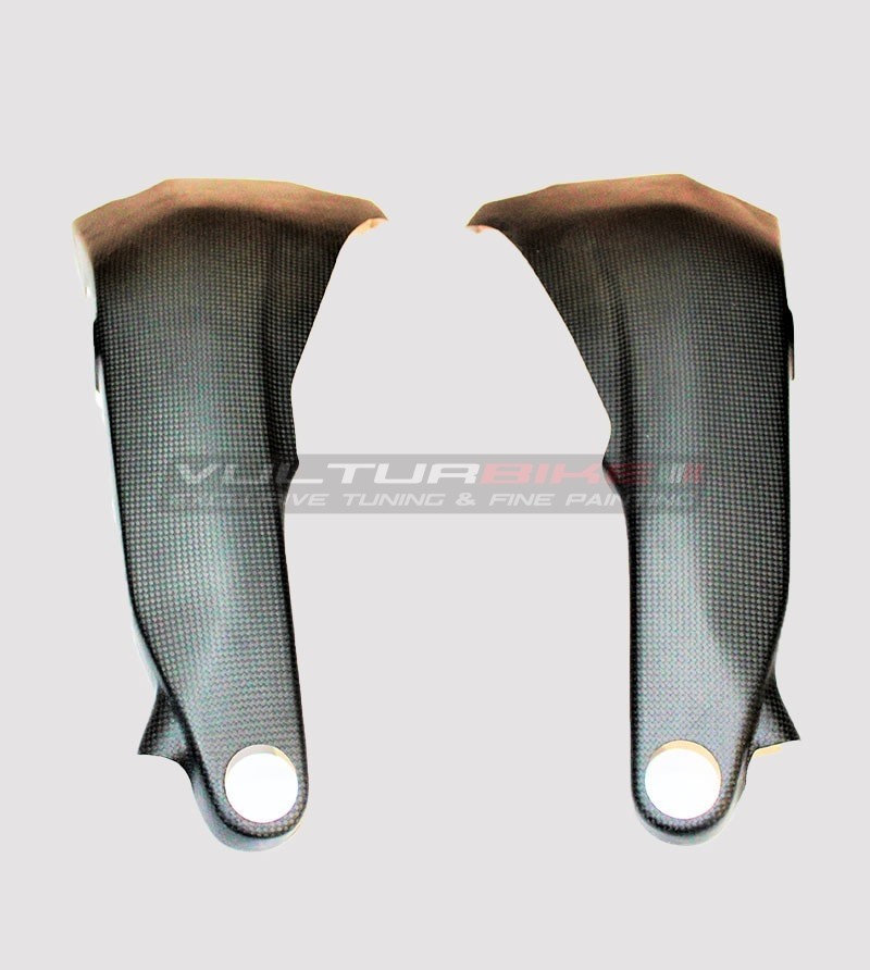 Right and left carbon frame protector - Ducati Panigale V4 / V4S