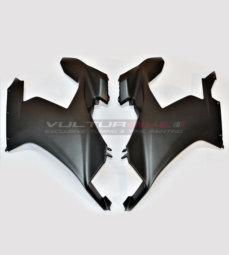 Upper carbon fairing set, right and left side - Ducati Panigale V4 / V4S