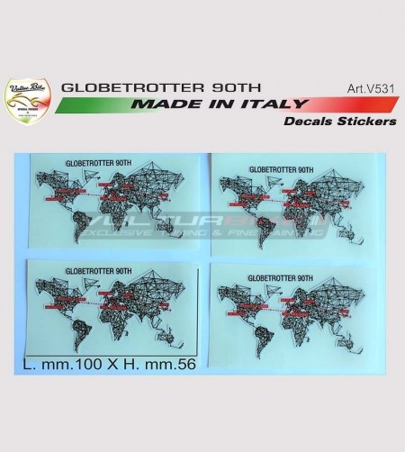 Globetrotter 90 TH sticker kit - Ducati Multistrada 1200/1260