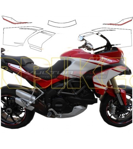 Stickers' kit Pikes Peak design - Ducati Multistrada 1200 2010/14