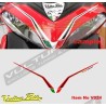 Sticker for front fairing redblack - Ducati Multistrada 1200 2010/2014 