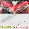 Rot und weiß Kuppel Aufkleber - Ducati Multistrada 1200 2010/2014 