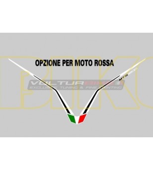 Pegatina domo en blanco y negro - Ducati Multistrada 1200 2010/2014