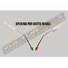 Adesivo per cupolino bianconero - Ducati Multistrada 1200 2010/2014 