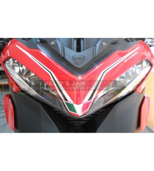 Adesivo per cupolino bianconero - Ducati Multistrada 1200 2010/2014