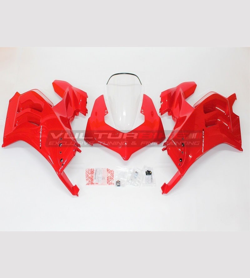 Superior Carénages Kit Without Ducati Panigale V4R Fins - Nouveau V4 2020 - Restyling Panigale V4 - V4S (2018-19)
