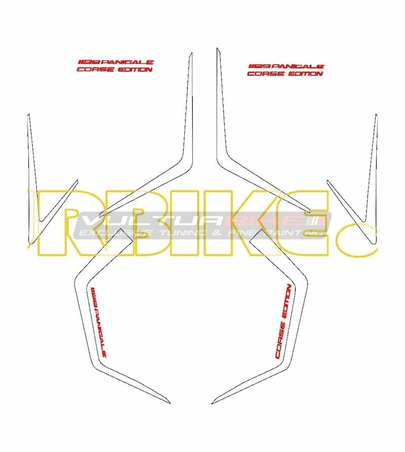 Sticker Corse Edition Windscreen and tail - Ducati Panigale 899 / 1199 / 959 / 1299
