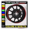 Perfiles adhesivos para ruedas de coche Fiat 500 esseesse 