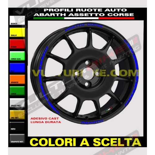 Klebeprofile für Fiat abarth Autoräder 