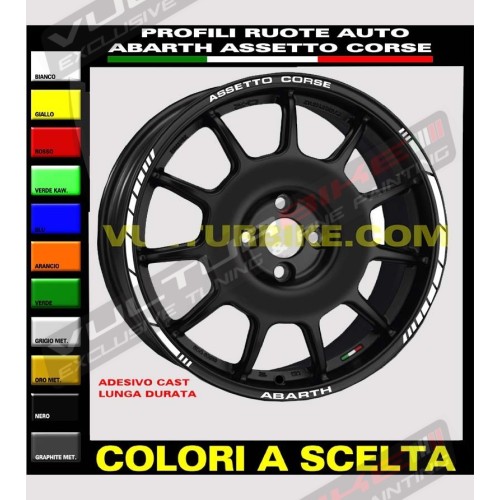 Klebeprofile für Fiat abarth Autoräder 