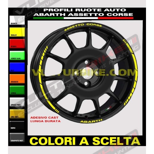 Klebeprofile für Fiat abarth Autoräder 