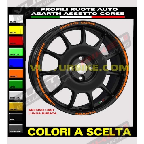 Klebeprofile für Fiat abarth Autoräder 