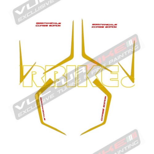 Front fairing and tail's stickers Corse Edition - Ducati Panigale 899 / 1199 / 959 / 1299