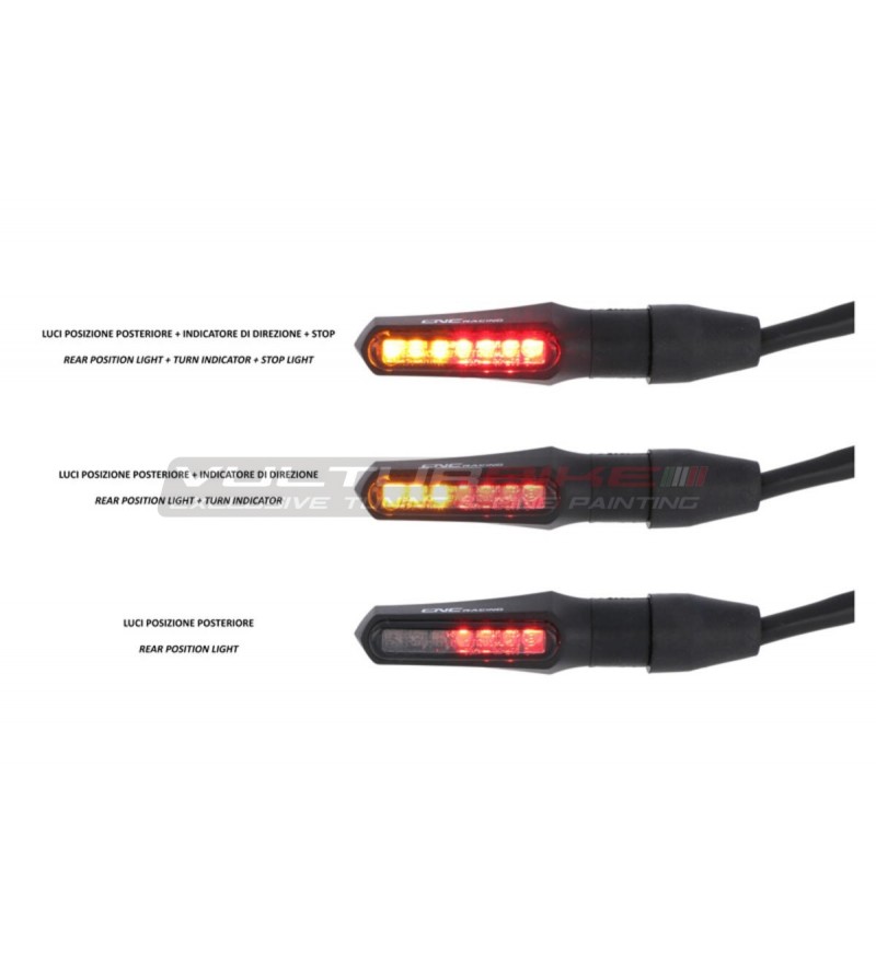 Turn indicator Task rear position and stop light Led Approved
