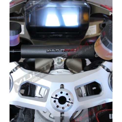 Carbon Lenkungsstoßdämpferabdeckung - Ducati Panigale V2 / V4