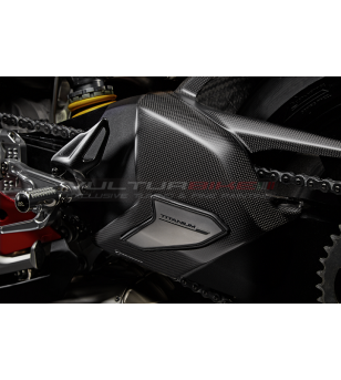 Carbon- und Titan-Schwinge-Abdeckung - Ducati Panigale V4