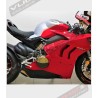Couvercle de réservoir carbone personnalisé gris noir - Ducati Panigale V4 / V4S / V4R / Streetfighter V4 