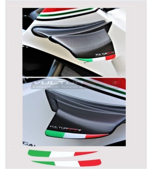 Italian tricolor flags for fins - Ducati Panigale V4 / V4s / V4R