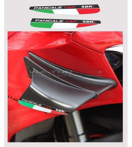 Banderas italianas para aletas - Ducati Panigale V4 / V4S / V4R