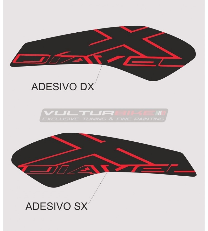 Autocollants de protection pour char graphique personnalisé - Ducati XDIAVEL
