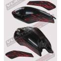 Adesivi protettivi per serbatoio grafica personalizzata - Ducati XDIAVEL