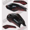 Schutzaufkleber für benutzerdefinierte Grafik Tank - Ducati XDIAVEL 
