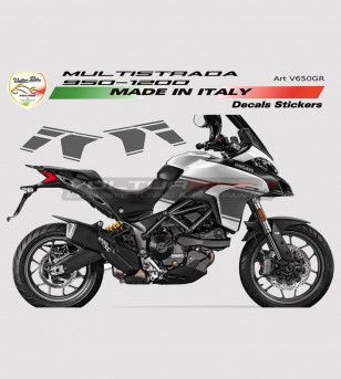 Kit d’autocollants latéraux - Ducati Multistrada 950 jusqu’à 2018 / 1200 DVT