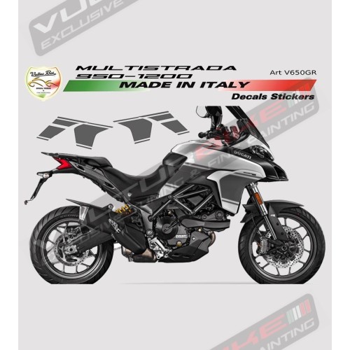 Seitenaufkleber Kit - Ducati Multistrada 950 bis 2018 / 1200 DVT