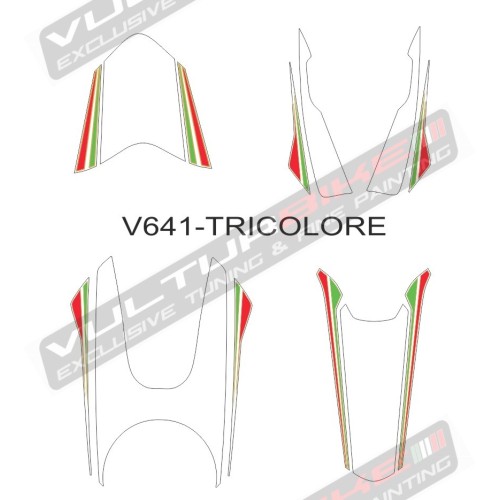 Kit adhésif pour la nouvelle Ducati Monster 797/821/1200 - 2018