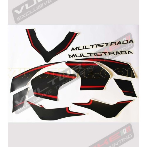 Nuevo kit de pegatinas de diseño r/n - Ducati Multistrada 1200 2015/17 