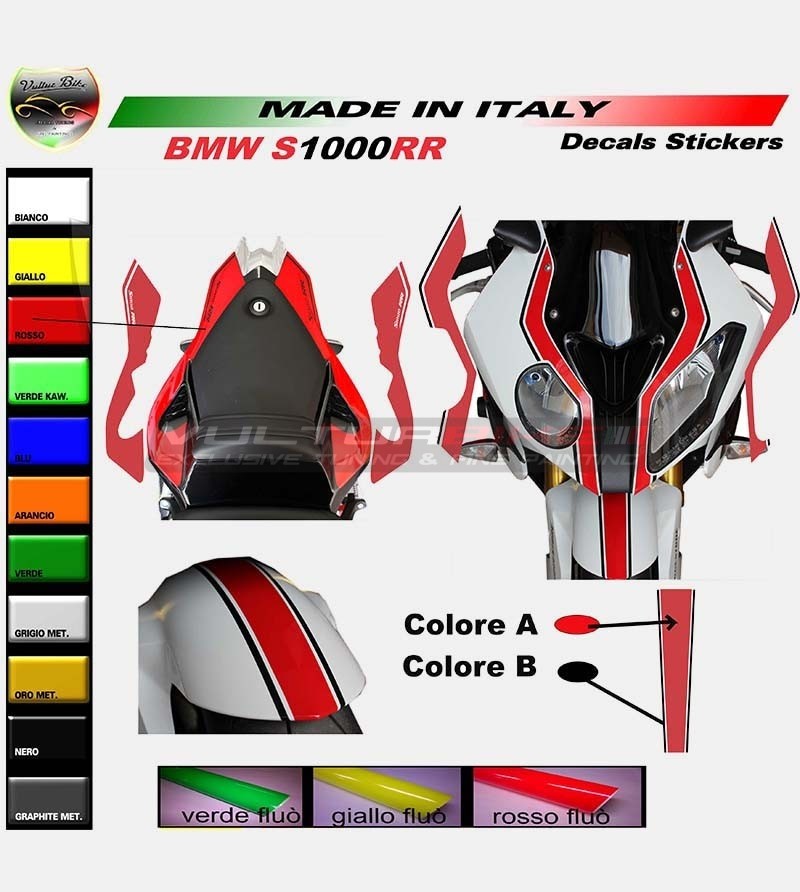 Kit completo adesivi personalizzabili - Bmw s1000RR 