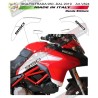 Autocollants pour les côtés latéraux - Ducati Multistrada 950 (à partir de 2019) 