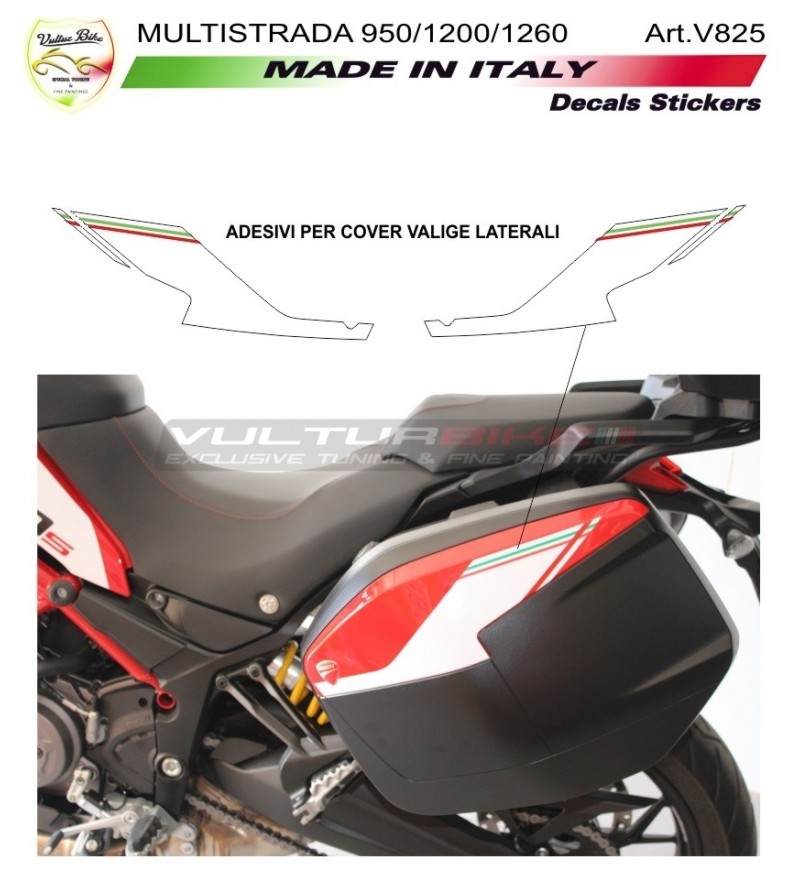 Pegatinas para fundas laterales de maleta - Ducati Multistrada 950 / 1200 / 1260