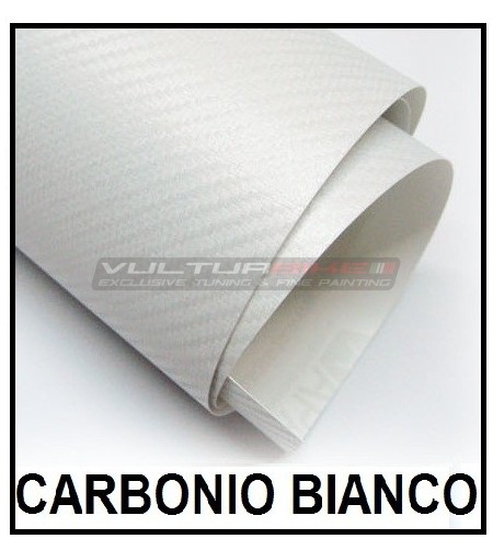 Adhesive wrapping film white carbon